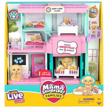 Little Live Pets Mama Surprise Baby Care Clinic Interactive Playset