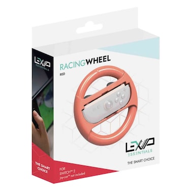 ستيل بلاي رايسينغ وييل عجلة قيادة لجهاز نينتندو سويتش 2 جوي-كون كنترولر - أحمر