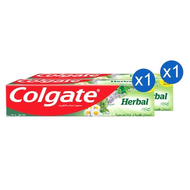 Colgate Herbal Toothpaste 125ml, Pack of 2