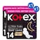 Kotex Natural Ultra Thin Night Sanitary Pads 16 Pads, Pack of 2