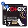 Kotex Ultra Thin Night Sanitary Pads, 7 Pads, Pack of 2