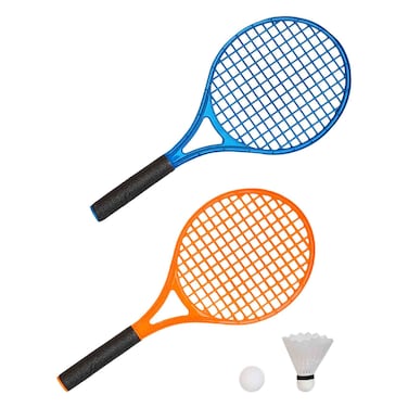 Kids Badminton Play Set with Rackets, Shuttlecock and Ball