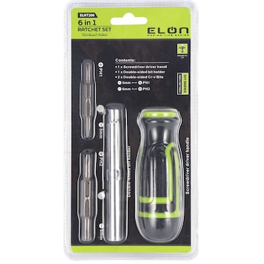 إبسيلون مجموعة رؤوس مفكات، 6 في 1