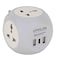 Epsilon Universal 4-Way Adaptor with Type-C and Dual USB Ports