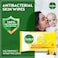 Dettol Fresh Antibacterial Skin Wipes Citrus, 10 Wipes, Pack of 2
