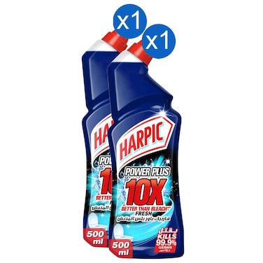 Harpic Power Plus Fresh Toilet Cleaner 500ml, Pack of 2