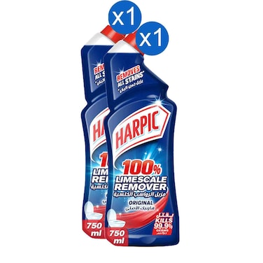 Harpic  Liquid Cleaner Original 750ml, Pack of 2