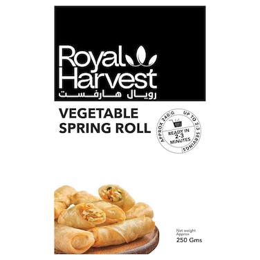 Royal Harvest Vegetable Spring Rolls, 250g