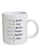 Your Wall FRIENDS Characters Coffee Mug White/Black