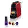 Nespresso Essenza Mini D30 Capsule Coffee Machine, Red