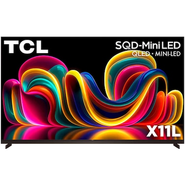 TCL 98-Inch 4K Ultra HD Smart SQD-Mini LED TV, 98X11L, Black