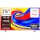 TCL 75-Inch 4K Ultra HD QLED Google Smart TV, P79L, Black