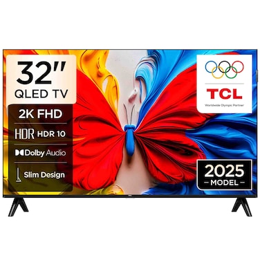 TCL 32-Inch 2K Full HD QLED Google Smart TV, S5K, Black