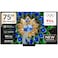 TCL 75-Inch 4K Ultra HD QD Mini LED Smart TV, A400U, Black
