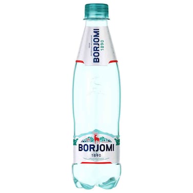 بورجومي مياه معدنية طبيعية فوارة في قارورة  بلاستيكية 500 ملل