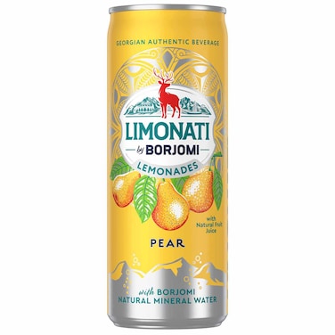 Limonaty by Borjomi Pear Lemonade Drink, 330ml