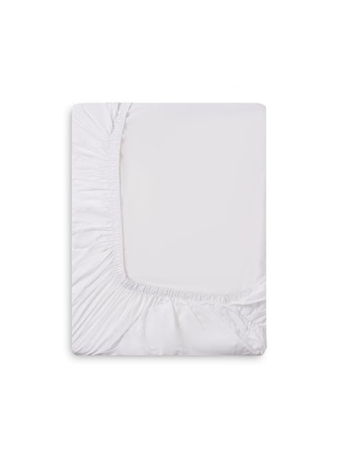 Home Elegance Fitted Sheet 180x200+33cm - White