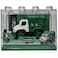 Robo Sanitation Truck Pullback Toy, Green and White