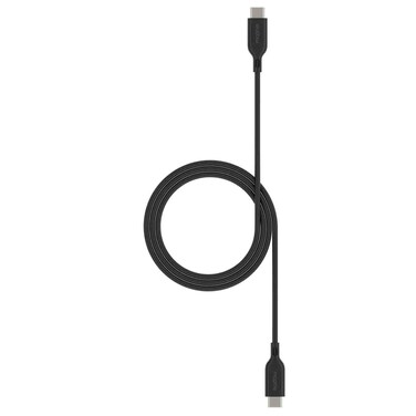 موفي كابل  Essentials USB-C إلى USB-C بطول متر واحد، شحن سريع ونقل بيانات، تصميم متين، لون أسود، كابل ESS C4