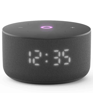 ‎يانغو ياسمينة ميني 3 سماعة ذكية مع شاشة LED للساعة وتحكم صوتي - أسود