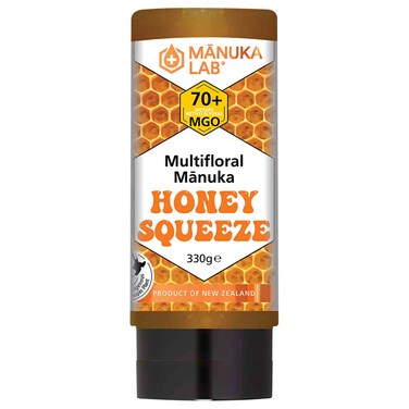 Manuka Lab Multiflora Manuka Honey Squeeze, 330g