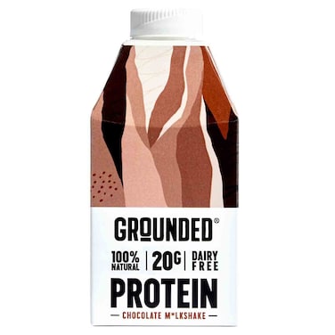Grounded Chocolate Plant Protein Milkshake, 490ml