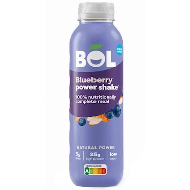 BOL Blueberry Power Shake Nutritionally Complete Meal Drink, 410ml