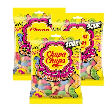 Chupa Chups Crawlers, 90g Pack of 3