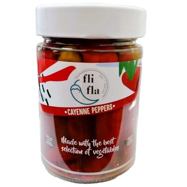 Flifla Cayenne Peppers Pickled Chili Peppers, 180g