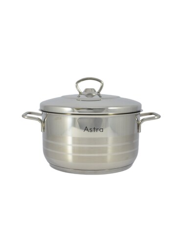 Stainless Steel Casserole &acirc;&euro;&ldquo; 4.5 Liter Capacity &acirc;&euro;&ldquo; 22 x 12 cm &acirc;&euro;&ldquo; 18/10 Cr-Ni Steel &acirc;&euro;&ldquo; Silver &acirc;&euro;&ldquo; Premium Cookware for Everyday Meals