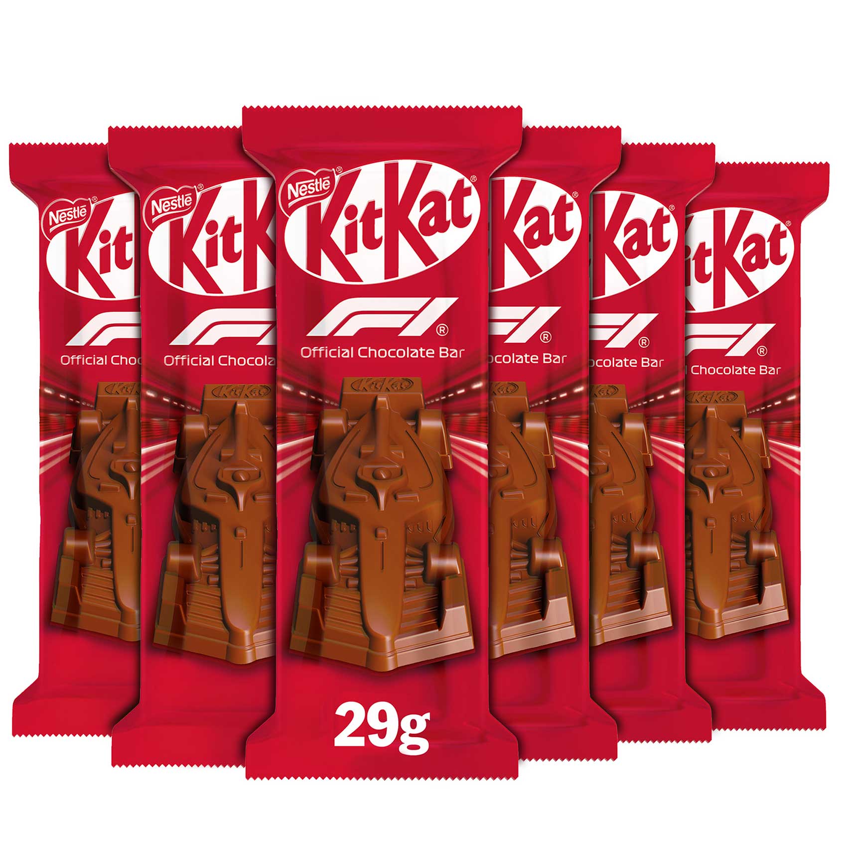 Buy Nestle KITKAT F1 ICON Race Car Chocolate Bar, 29g Pack of 6