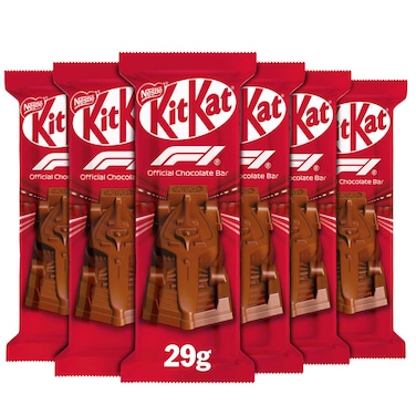 Nestle KITKAT F1 ICON Race Car Chocolate Bar, 29g Pack of 6