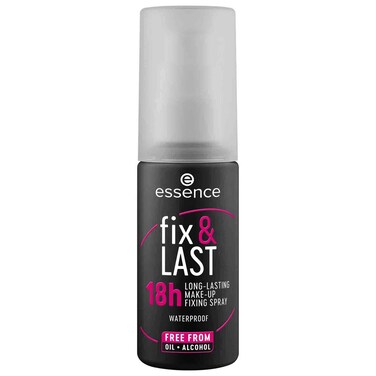 Essence Fix and Last 18H Long Lasting Make-Up Fixing Spray, Waterproof, 50ml