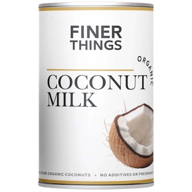 Finer Things Organic Coconut Milk Regular, 400ml