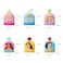 Princess Collectible Stamp Figures Set, Multicolor with Self-Inking Creative Play and Character Designs