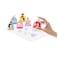 Princess Collectible Stamp Figures Set, Multicolor with Self-Inking Creative Play and Character Designs