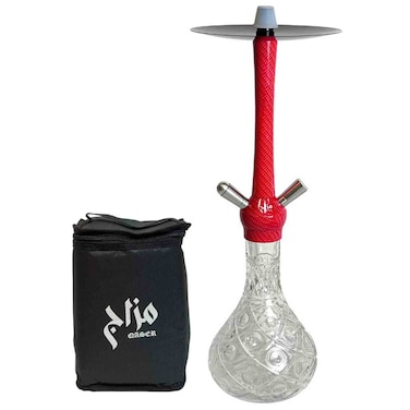 Mazaj Hookah Set AC-58 with Bag, Head, Pipe and Tong