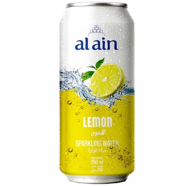 AL AIN SPARKLING LEMON 250ML CAN