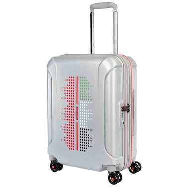 American Tourister Technum Next Spinner Hard Luggage Polycarbonate TSA Lock Expandable, 55cm, UAE Design Aluminium