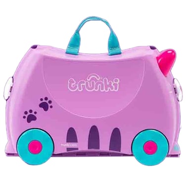 ترانكي حقيبة سفر محولة للأطفال على شكل قطة كاسي، قابلة للركوب