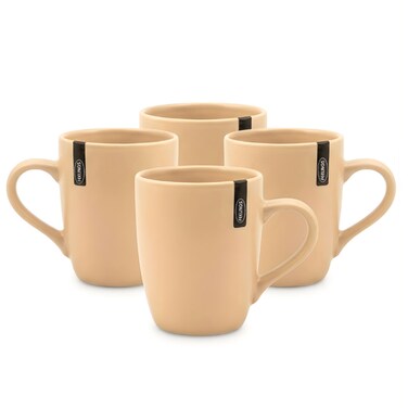 Feelings Ceramic Mug Set, 300ml, Assorted, 4 PCS