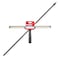 Tonkita Window Wiper 26cm with Stick, Grey
