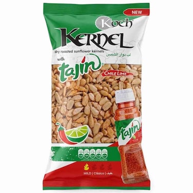 Kuche Dry Roasted Sunflower Kernels Chile Lime, 125g