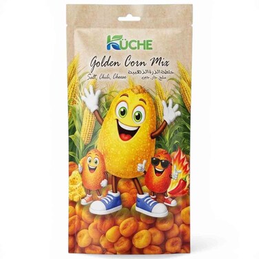 Kuche Golden Corn Mix Salt Chili Cheese, 80g