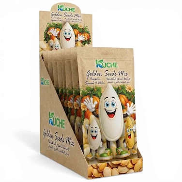 Kuche Golden Seeds Mix Pumpkin Squash And Melon, 80g, Pack of 7