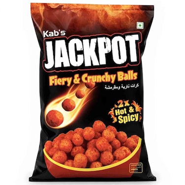 Kuche Fiery and Crunchy Balls Hot and Spicy Snack, 60g