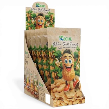 Kuche Golden Shell Peanuts Salted, 70g, Pack of 8