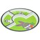 Dinewell Kids Round Plate Rabbit Design Sectioned Plate for Kids