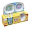Dinewell Kids 5 Piece Dinner Set Sea Life Design, Plate, Bowl,Tumbler, Spoon and Fork Set