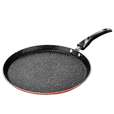 RK Non Stick Crepe Pan 30cm, Flat Tawa Pan with Ergonomic Handle
